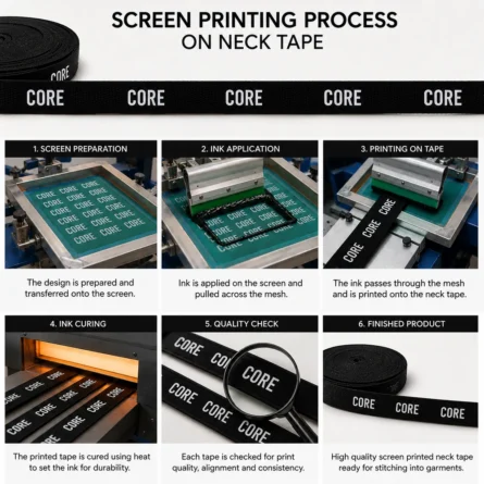Custom Printed Neck Tape