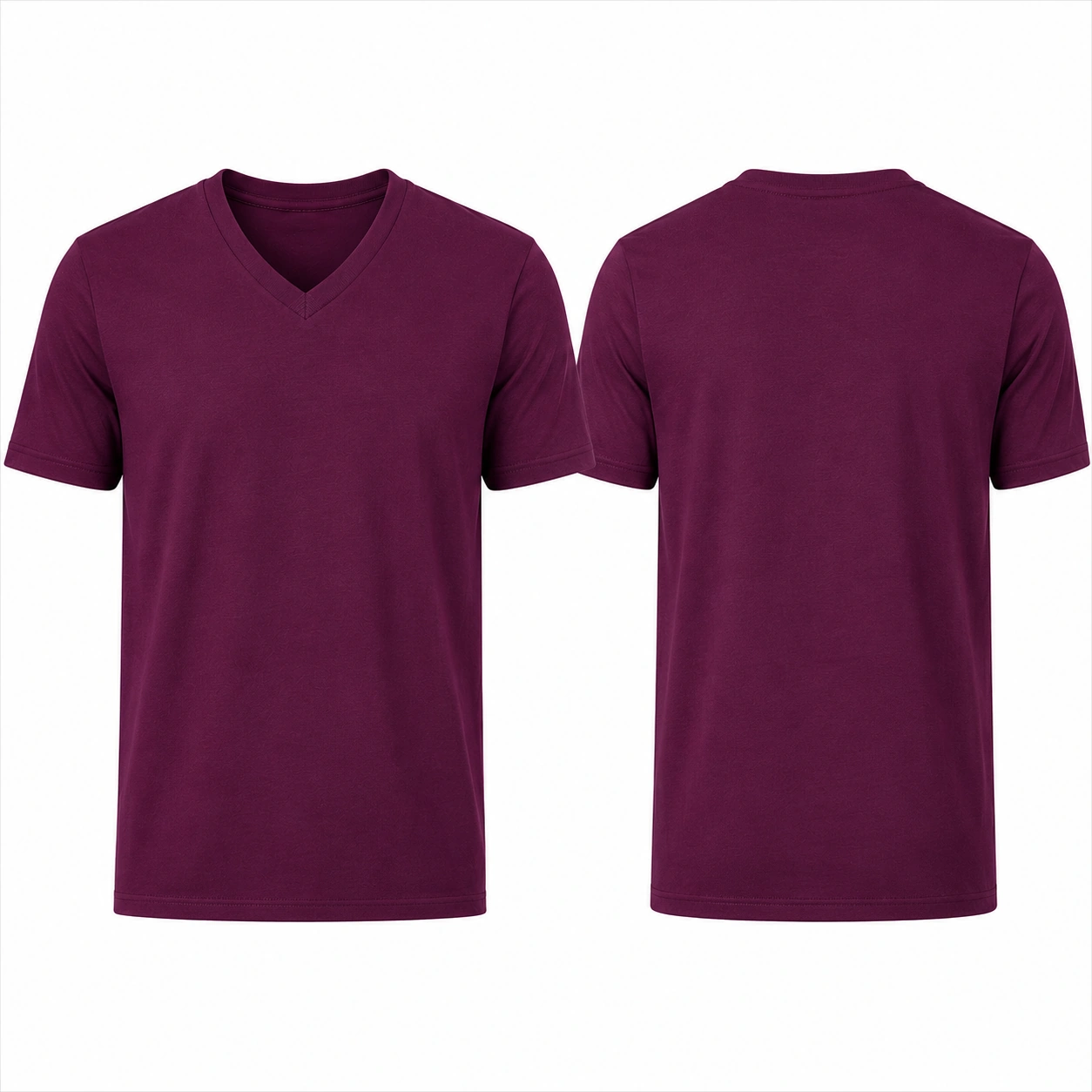 Basic Men V-Neck T-Shirt