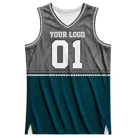 Custom Aqua Forge Basketball Jersey