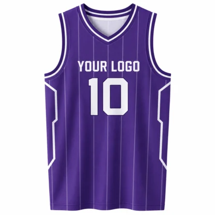 Custom Purple Basketball jersey
