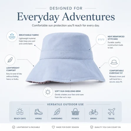 Sun Protection Bucket Hat - Image 2