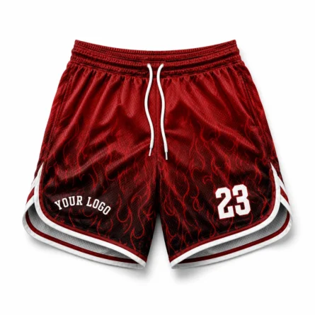 Custom Sublimated Mesh Basketball Shorts