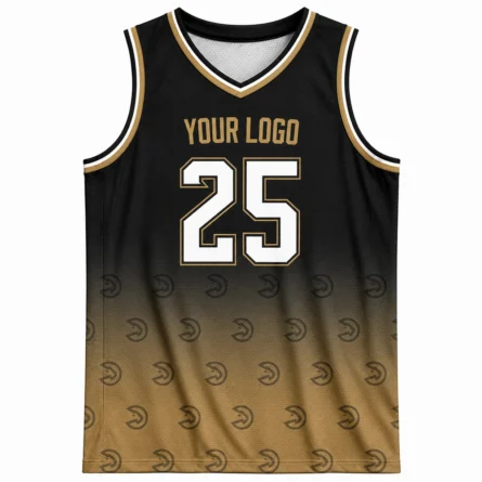 Custom Black& Gold Basketball jersey