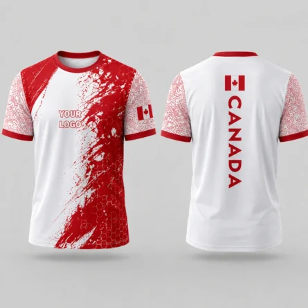 Custom Canada Sublimation Sports T-shirt