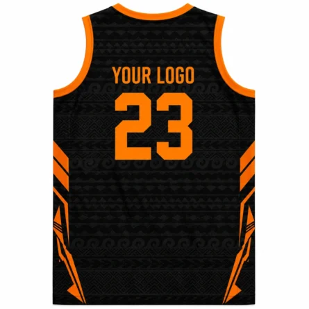 Custom Tribal Strike Basketball Jersey - Image 2