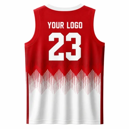 Custom Wave Sublimated Basketball jersey - Image 3
