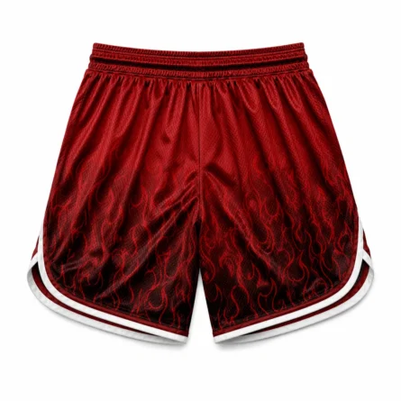 Custom Sublimated Mesh Basketball Shorts - Image 2
