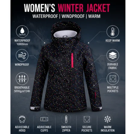 Custom Women’s Snowboard Jacket - Image 3