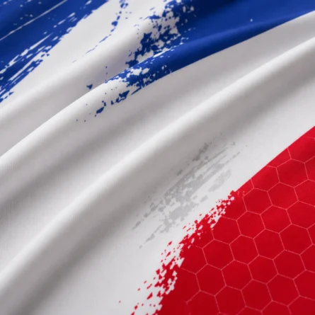 Custom France Sublimation Sports T-shirt - Image 3