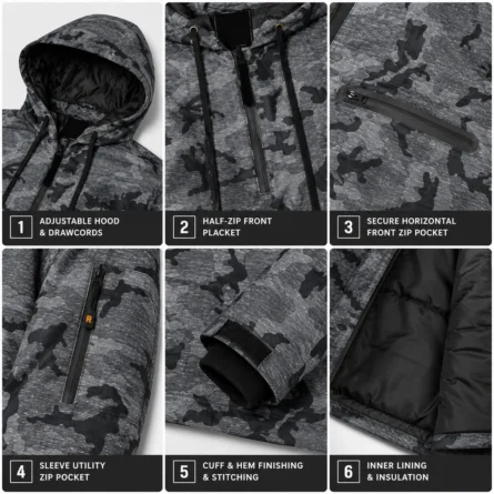 Custom Men’s Camo   Jacket - Image 3