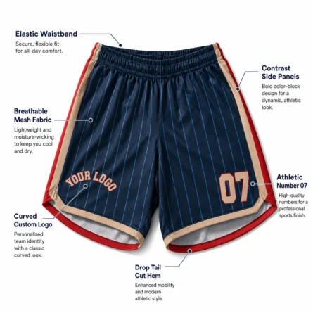 Custom Drop-Tail Basketball Shorts - Image 3