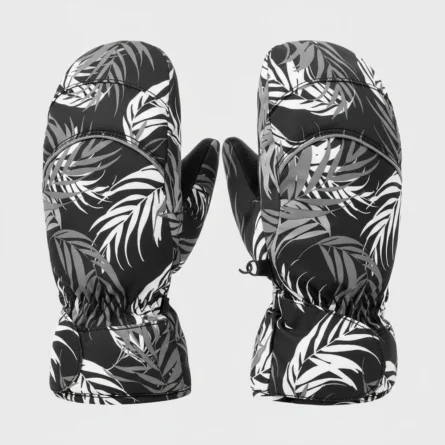 Custom Snow Protection PU Leather palm Gloves