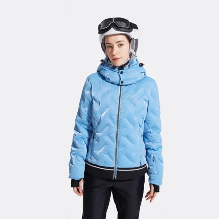 Custom  Women Quilted Ski & Snow Jacket - Image 2