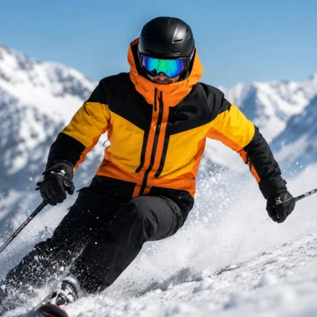 Custom Men Color-Block Ski Jacket - Image 3