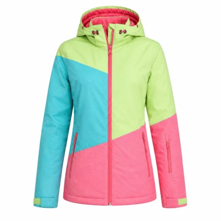 Custom  Color Block Winter Jacket - Image 1