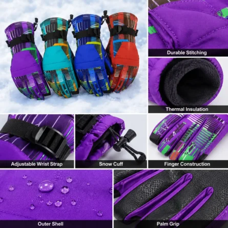 Custom Unisex Winter Gloves - Image 5