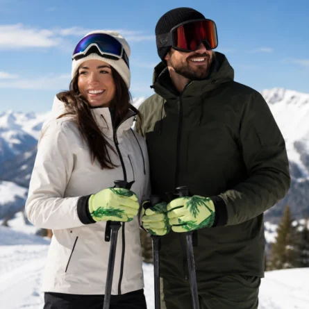 Custom Warm waterproof women Ski Gloves - Image 4