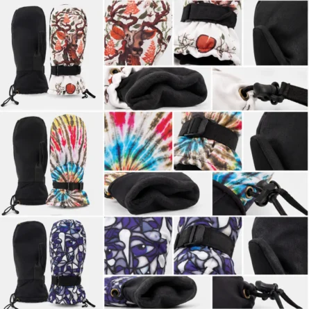 Custom Premium Printed Insulated Ski Mittens - Image 4