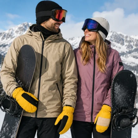 Custom Leather Snowboarding Mitten - Image 5