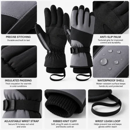 Custom Snow Shovelling Gloves - Image 5