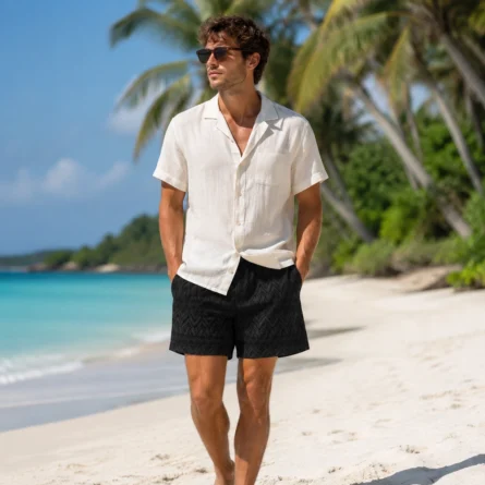 Custom Print Men Beach Shorts - Image 4