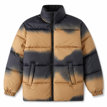 Custom Gradient Puffer Jacket