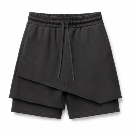 Custom Layered Streetwear Sweat Shorts