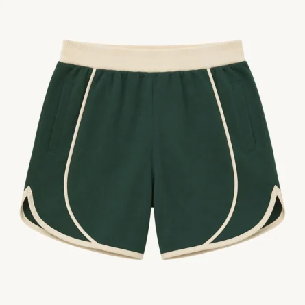 Custom Retro Piped Sweat Shorts