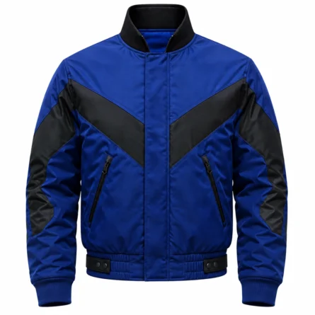 Custom Color-Block Bomber Jacket