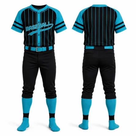 custom pinstripe baseball uniform set - Image 1