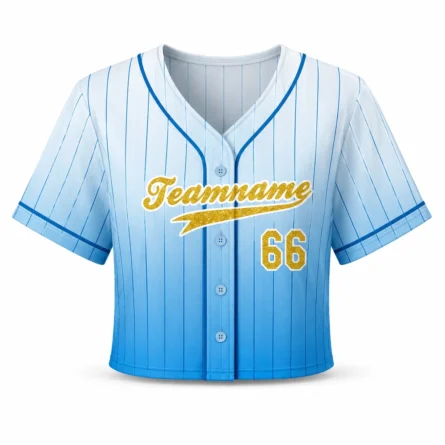 Custom Cropped Baseball Jersey - Image 2