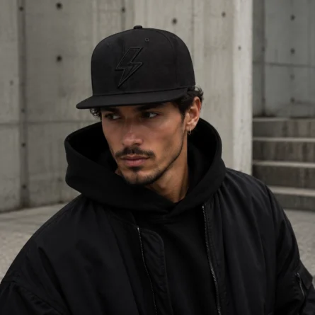 Custom Embroidered Flat-Brim  Cap