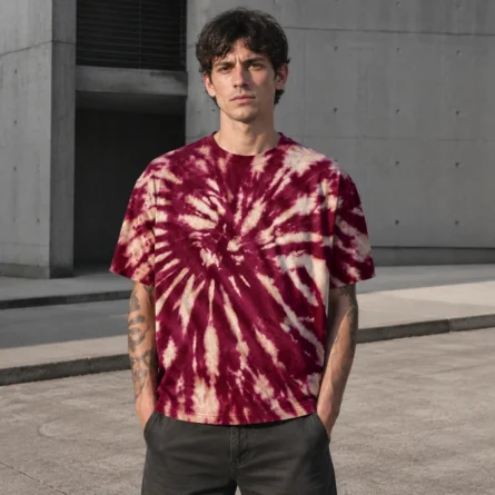 Custom Reverse Bleach Tie-Dye T-Shirt - Image 4