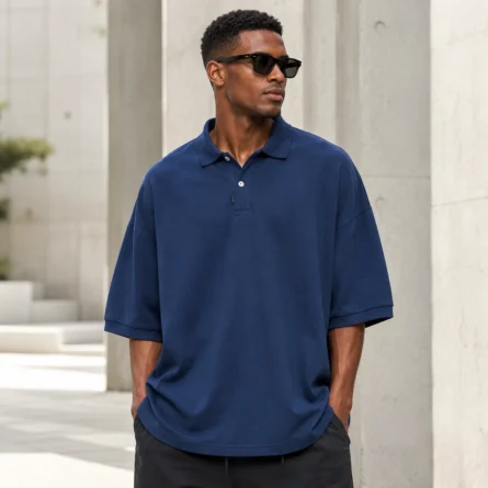 Custom Men  Polo Shirt - Image 4