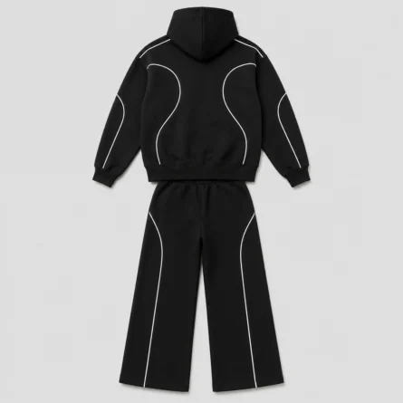 Custom Piping Wide-Leg Tracksuit - Image 3