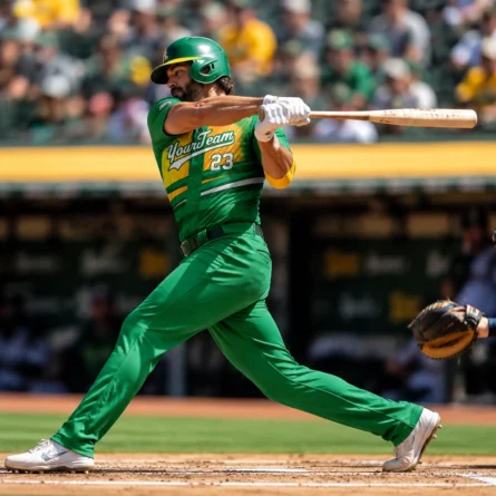 Custom Green Baseball Uniform Set - Image 3
