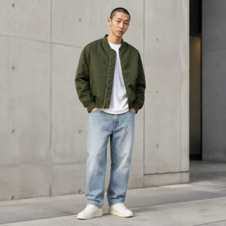 Custom Lightweight Classic Bomber Jacket - Image 3