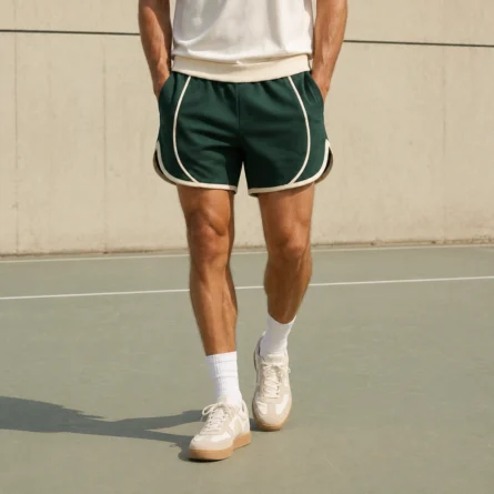 Custom Retro Piped Sweat Shorts - Image 3