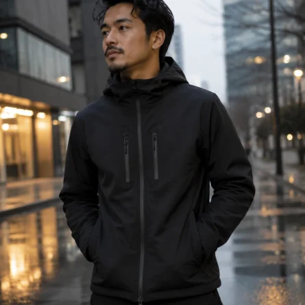 Custom Hooded Softshell Jacket - Image 3