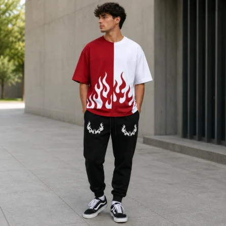 Custom Flame Tracksuit - Image 3