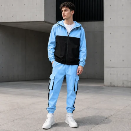 Custom Color Block Tracksuit - Image 3