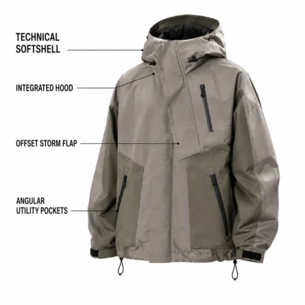 Custom Women Oversized Softshell Jacket - Image 3