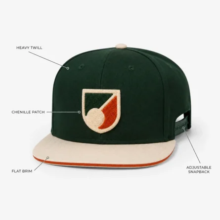 Custom Varsity Patch Flat-Brim Cap - Image 3