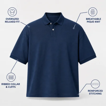 Custom Men  Polo Shirt - Image 3