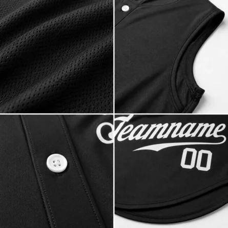 Custom Sleeveless Baseball Jersey - Image 3