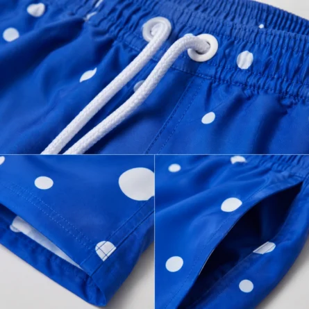 Custom Bubble Print  Beach Shorts - Image 2
