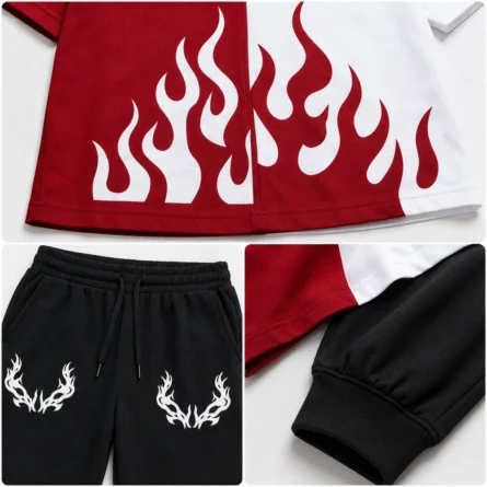 Custom Flame Tracksuit - Image 2
