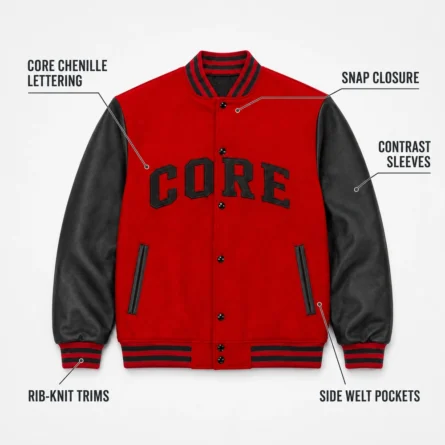 Custom Two-Tone Varsity Jacket - Image 6