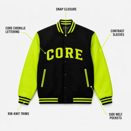 Custom Two-Tone Varsity Jacket - Image 3