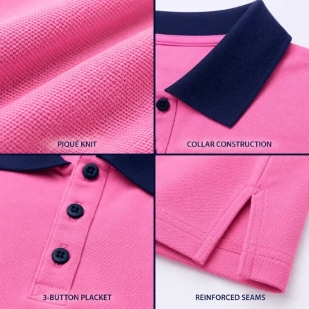Custom women’s cotton polo shirt - Image 4